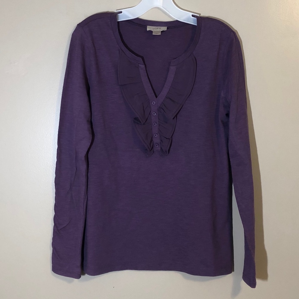 Loft Purple Blouse